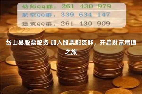 岱山县股票配资 加入股票配资群，开启财富增值之旅